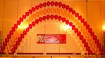 4-Stand String-of-Pearl Arch.  Halekulani Ballroom