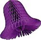 11" Purple Honeycomb Bells